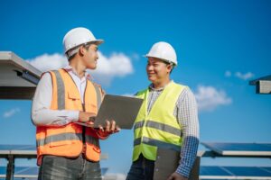 Asian construction Engineers embracing technology in construction project management